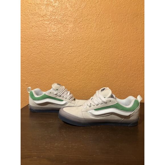Vans Knu Skool Translucent Skate Sneakers Shoes Classic White Green Size8.5M/10W - Picture 5 of 7
